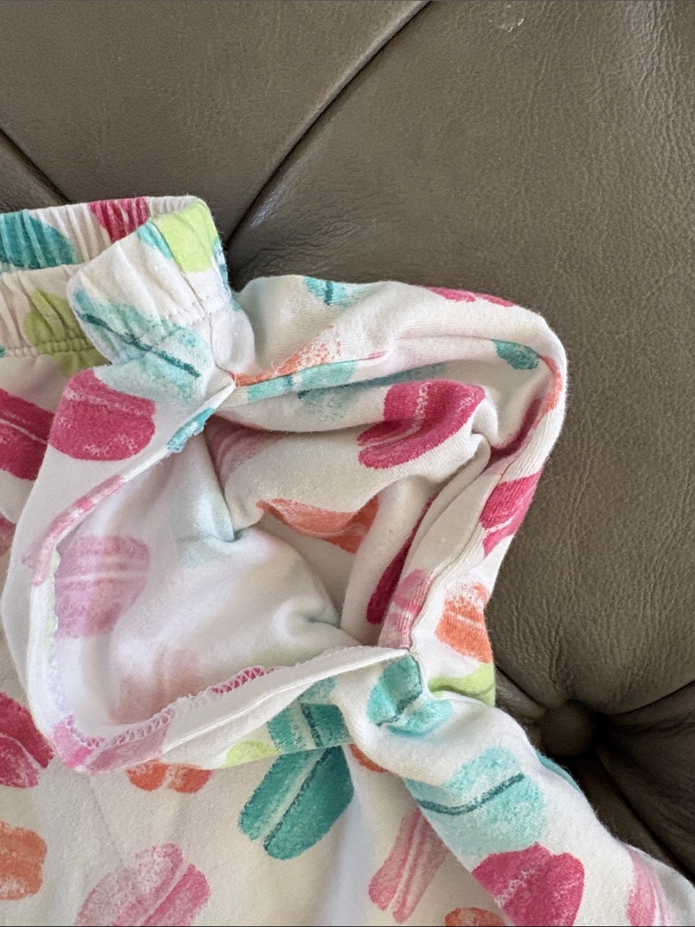 BedHead shorts Pajama Set in Macaron Print-XS - Picture 6 of 9